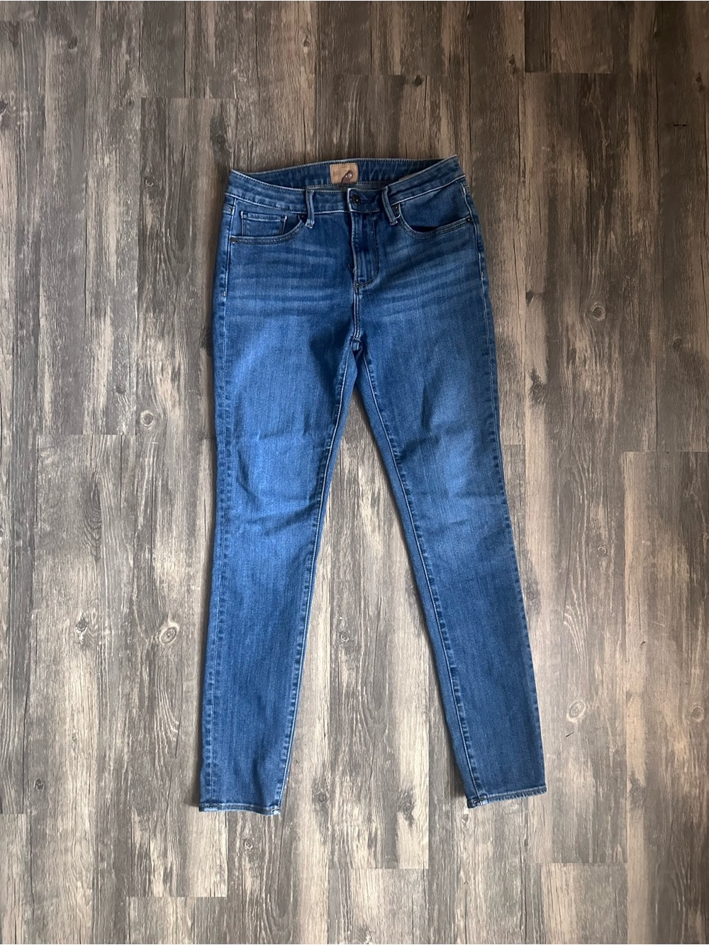 Driftwood Jackie High Rise Skinny Jeans Size 27 (4) Medium Blue Wash